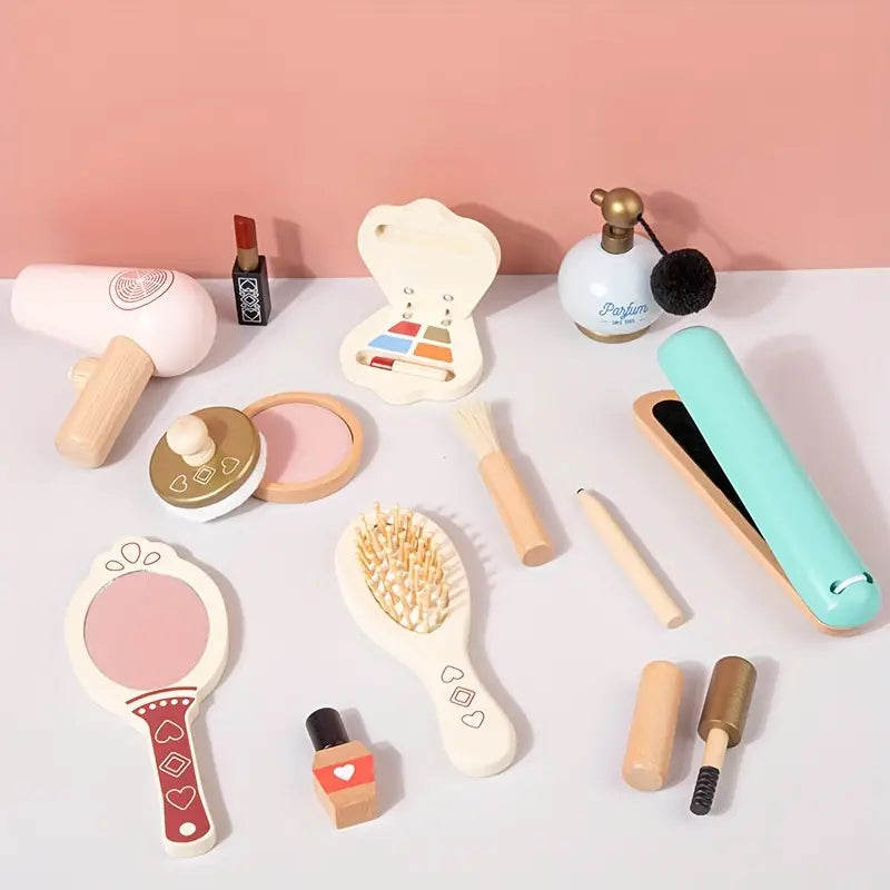 Wooden Cosmetic Set