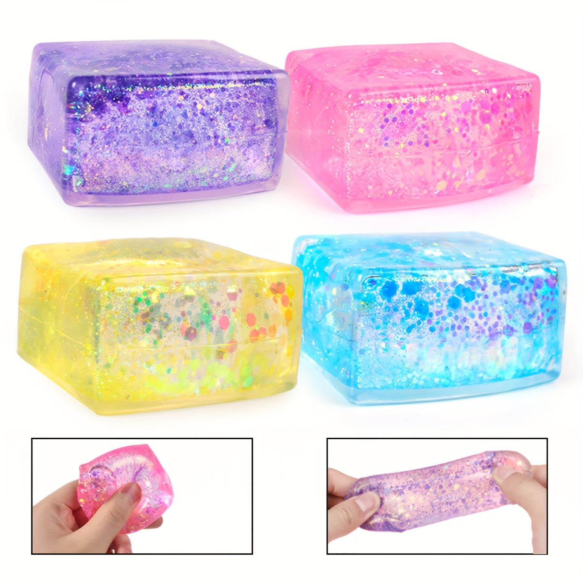 Glitter Cubes